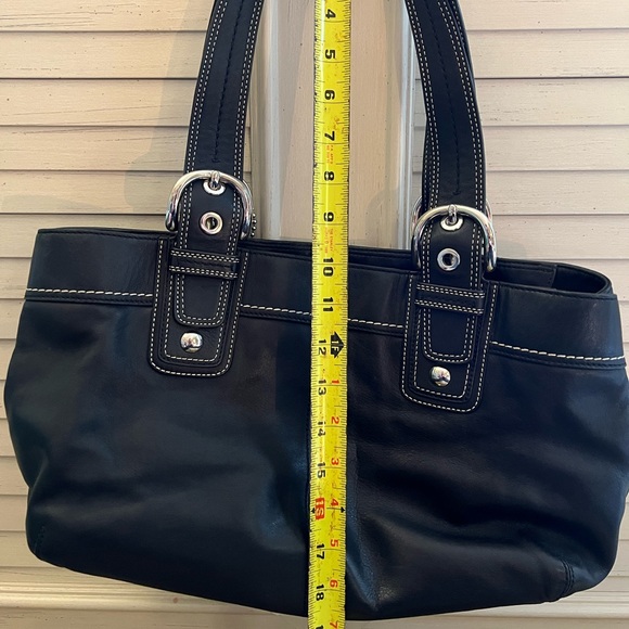 COACH Black Satchel Authentic - Picture 15 of 16